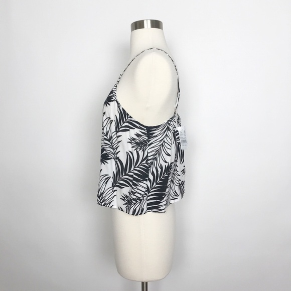 Kendall & Kylie black/white cropped tank size S - Picture 4 of 8